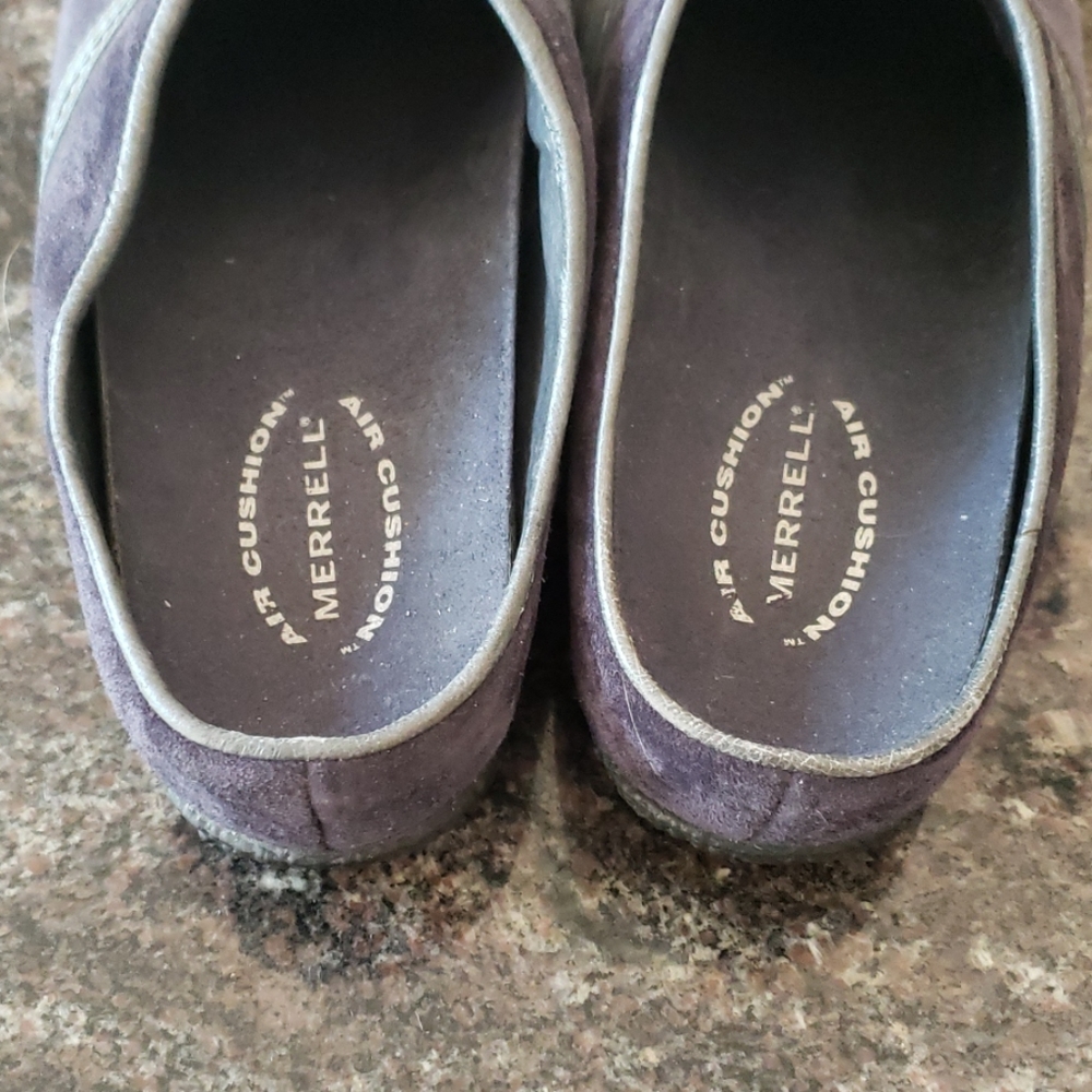 Merrell blue suede clogs - Picture 5 of 7